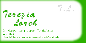 terezia lorch business card